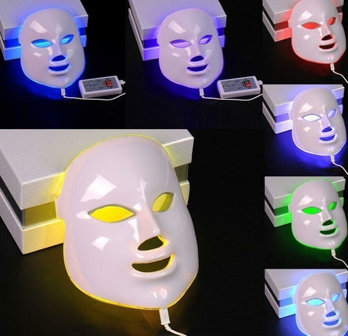 LED Photon Facial Mask 7 Colors | Professional PDT Light Therapy Skin Rejuvenation Device